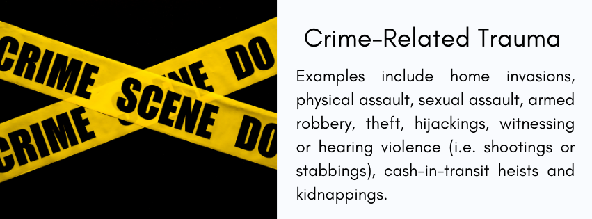 Crime related trauma